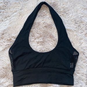 NEVER USED - Black halter top